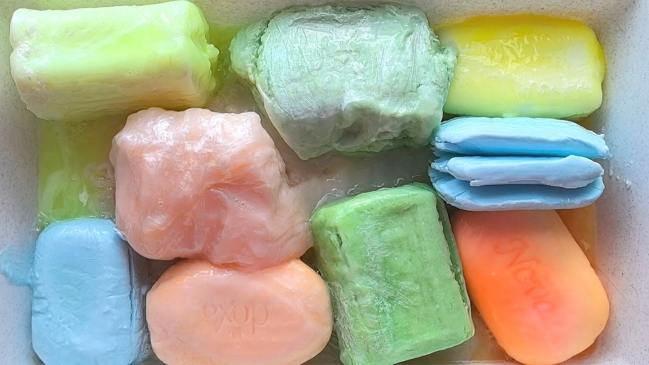 Mushy Soap Asmr // Soaked Soap Asmr