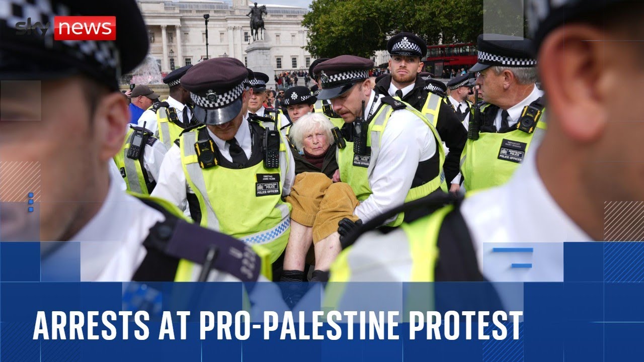 More than 400 arrested in London as pro-Palestine protest goes ahead despite pleas