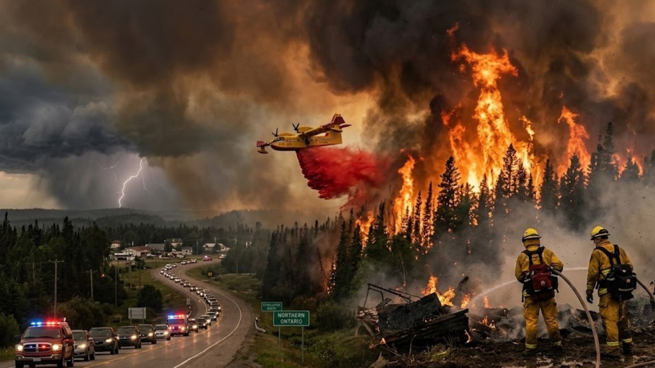 Ontario Is Under Attack From Two Disasters at Once &mdash; Wildfires Explode as Tornado Threat Grows