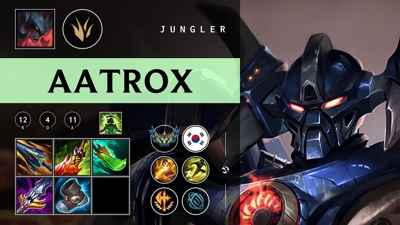 Aatrox Jungle vs Lee Sin - KR Challenger Patch 26.07