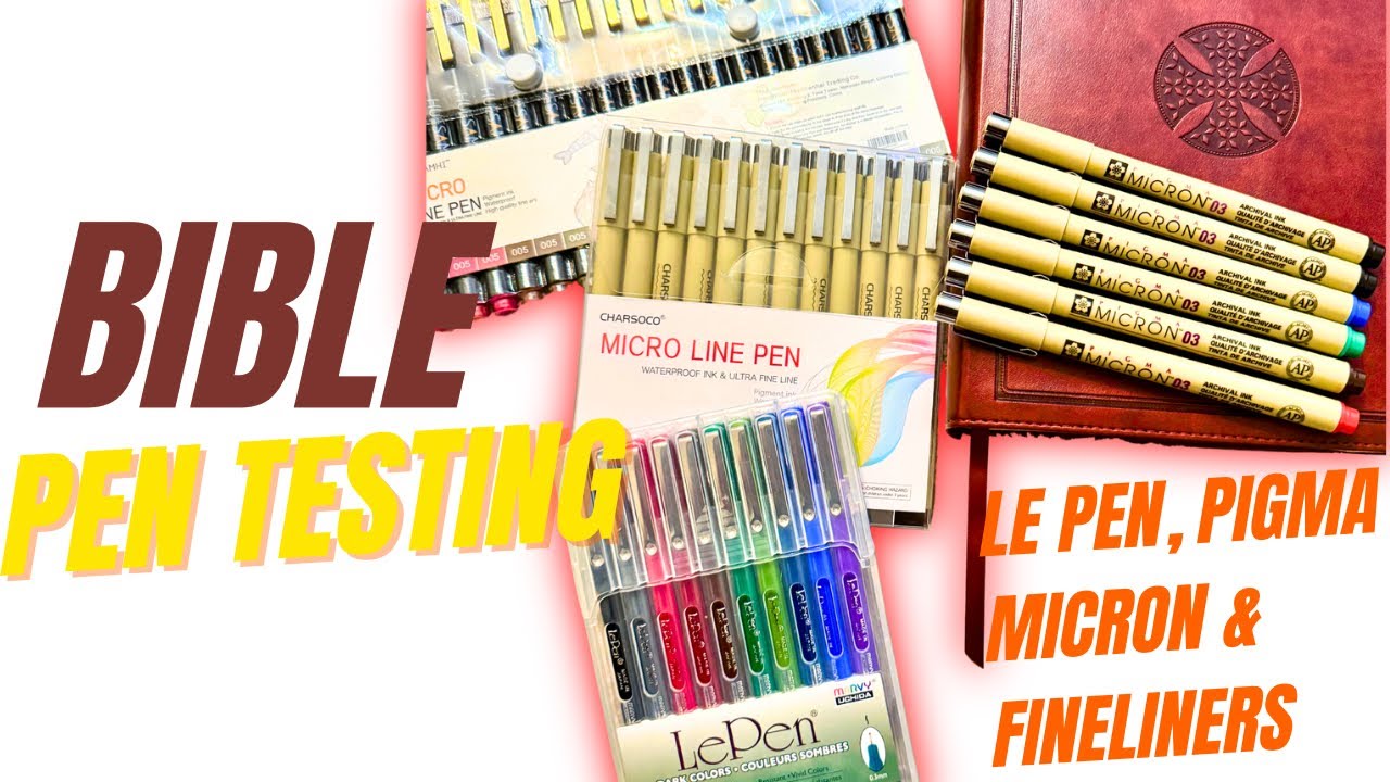 Best Pens for Bible Journaling + Quick Bible Flip Through 