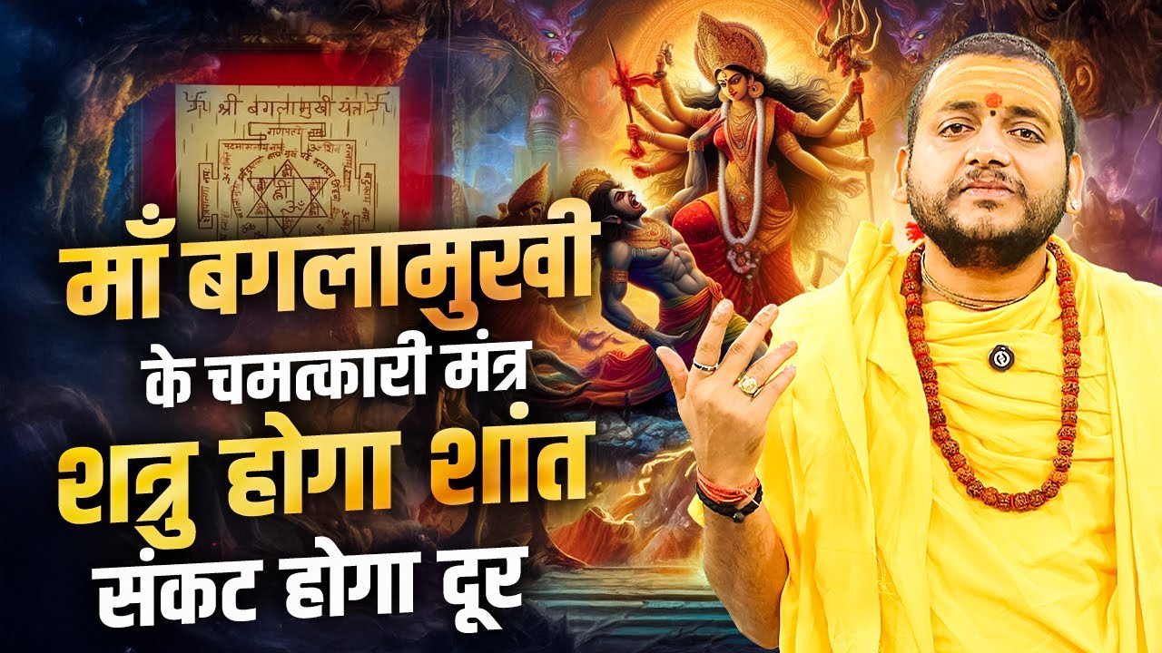मां बगलामुखी के चमत्कारी मंत्र || शत्रु होगा शांत, संकट होगा दूर || साधक आचार्य श्री भरत जी महाराज