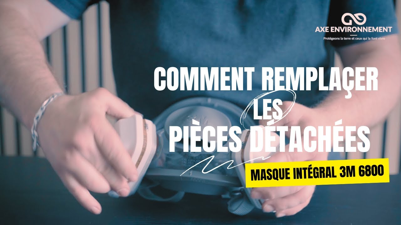 Masque intégral 3M™ 6800 - Avec cartouches A2P3 #epi #agriculteurs #agriculturelife #phyto