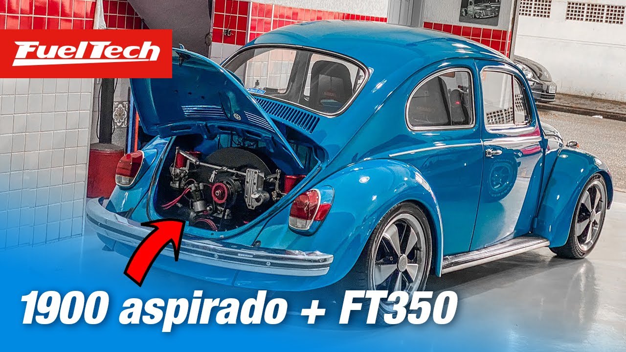 Fusca 72 com motor 1.900 aspirado injetado! Todos os detalhes.