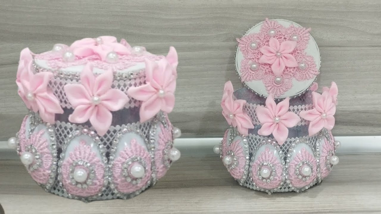 Шкатулка своими руками из пластиковых ложек/DIY box plastic spoons