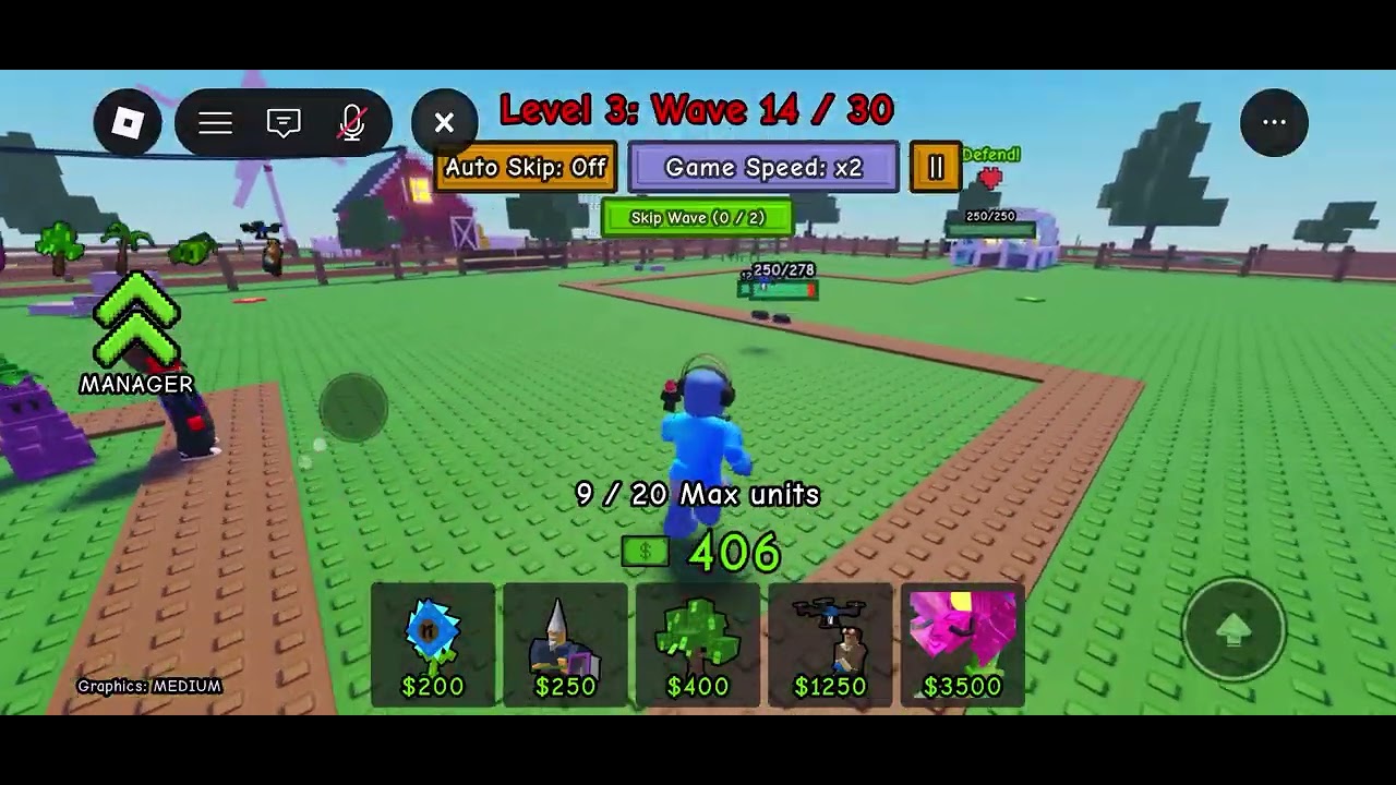 Trying out my new 549 robux plant in gtd (ft my brother)