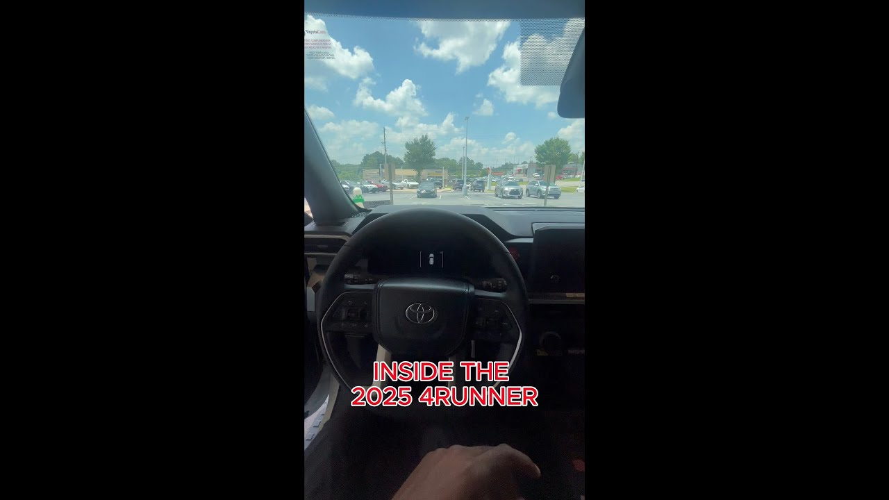 2025 4RUNNER Interior