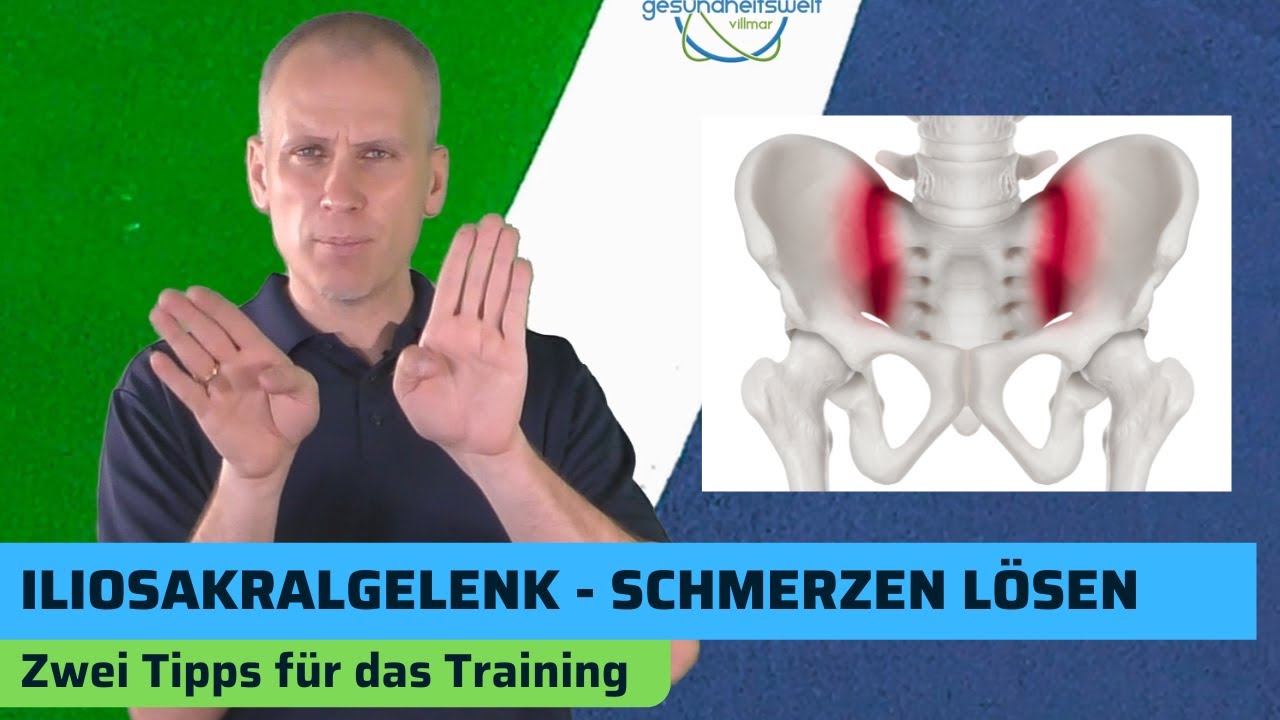 Iliosakralgelenk (ISG) - Schmerzen lösen - 2 einfache Tipps