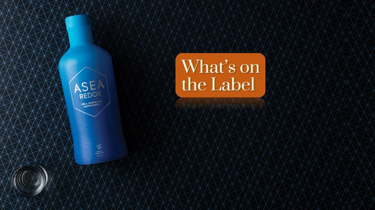 ASEA REDOX Signaling Supplement Label