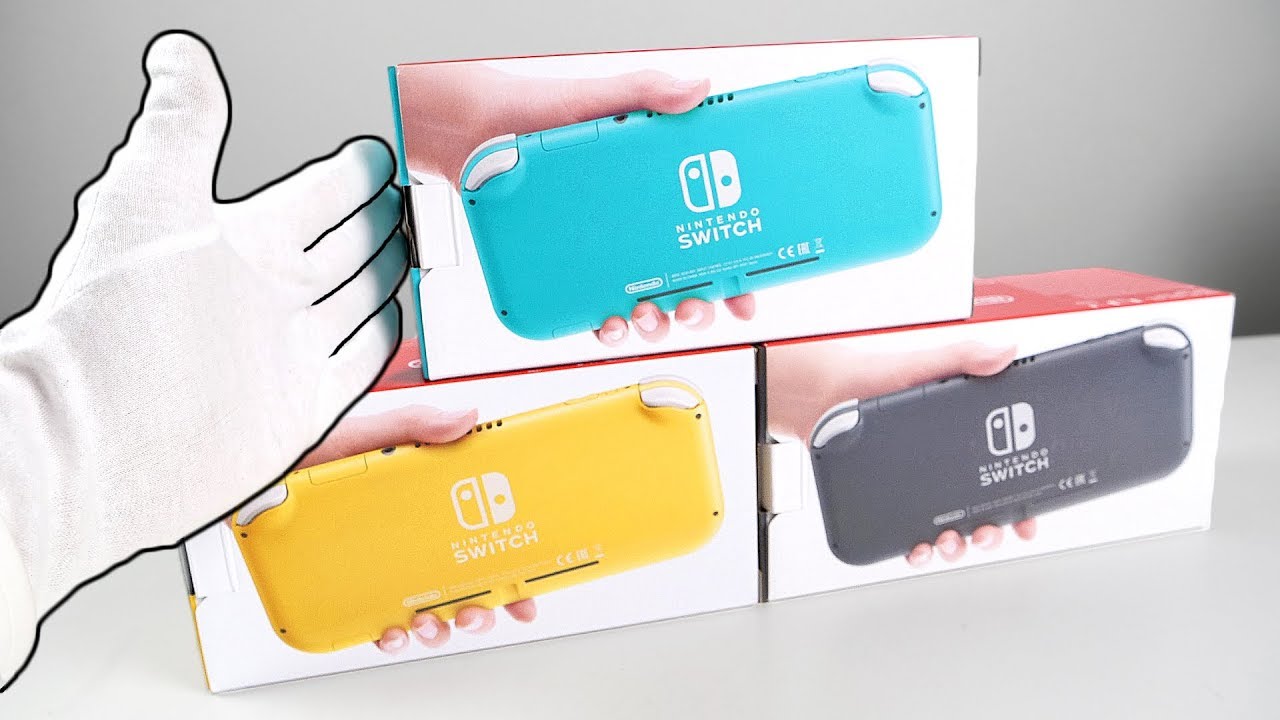 распаковка Nintendo Switch Lite [АСМР]