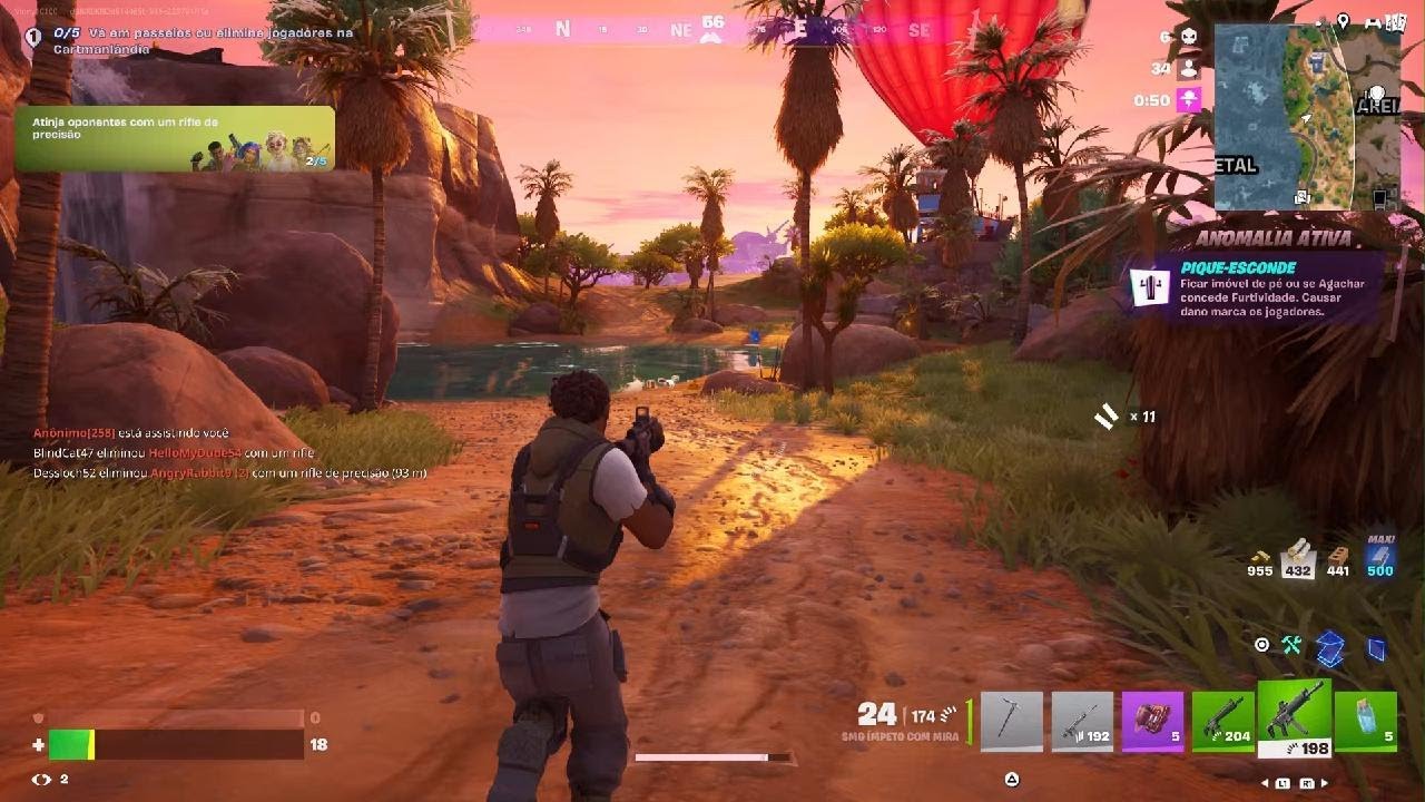 Jogando Fortnite pela 1º vez