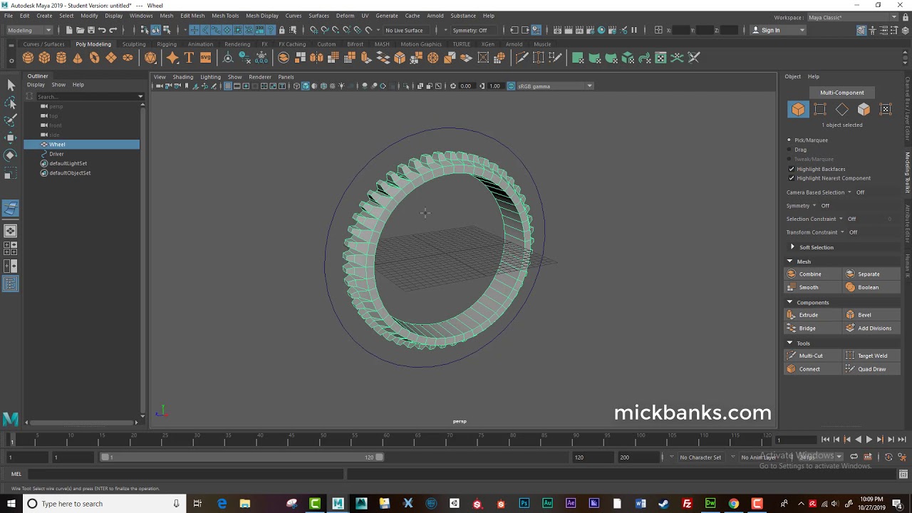 Maya's Wire Deformer