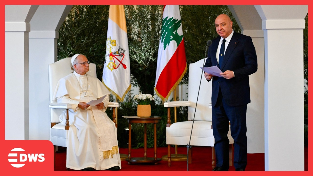 UNSEEN MOMENT: Pope Leo XIV Listens to Lebanon’s President Joseph Aoun | Farewell Ceremony | AK1Z