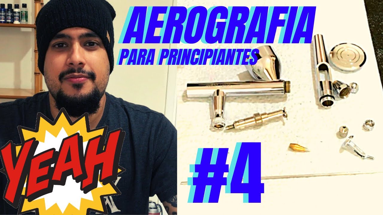 AEROGRAFIA PARA PRINCIPIANTES #4 | Como limpiar y lubricar tu Aerografo.