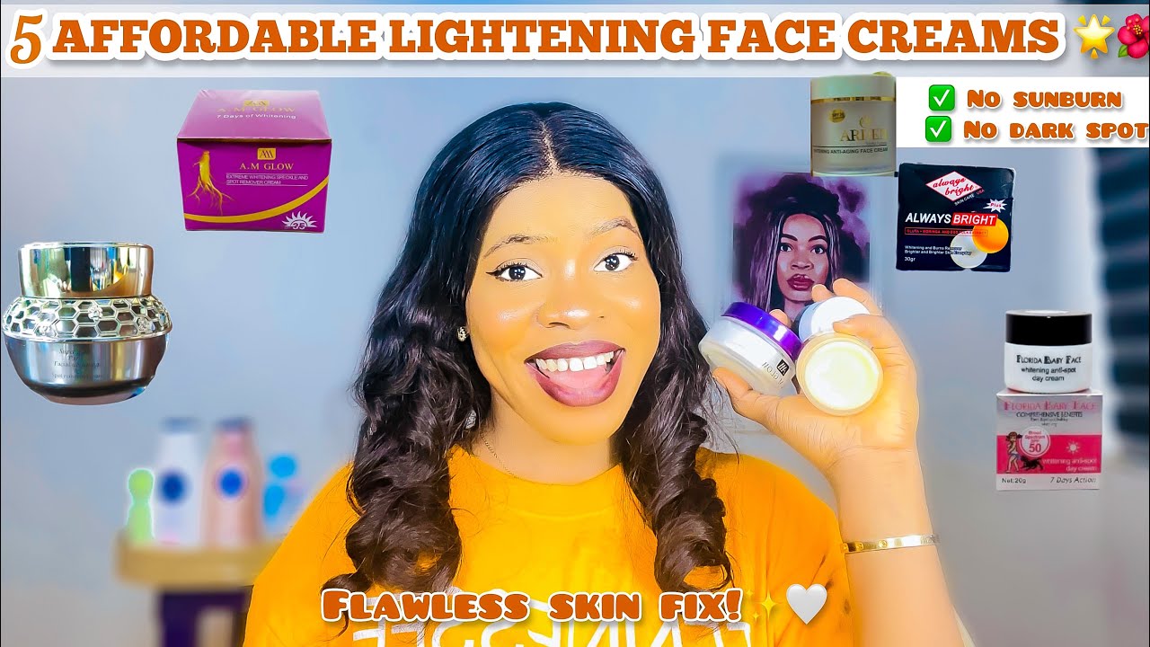 AFFORDABLE LIGHTENING FACE CREAM FOR GLOWING SKIN |Best Face Cream For Flawless Skin + Sunburn fix!