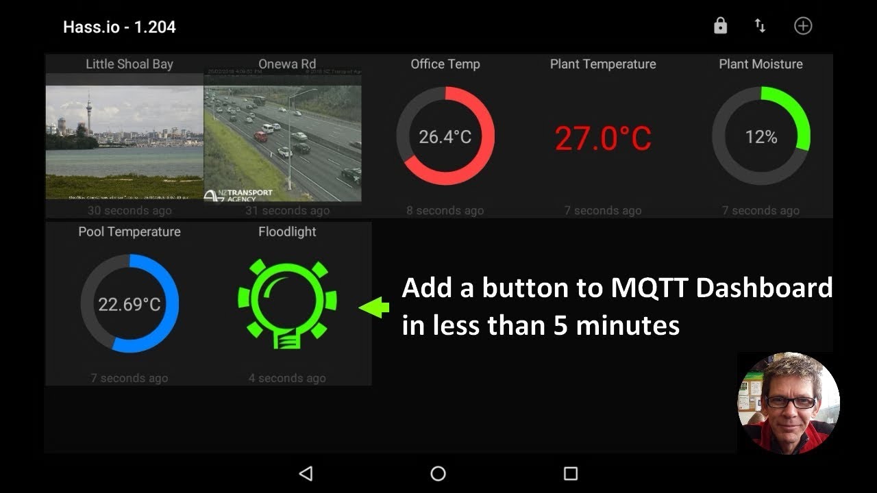 Using MQTT Dashboard to create a button or switch in less than 5 minutes