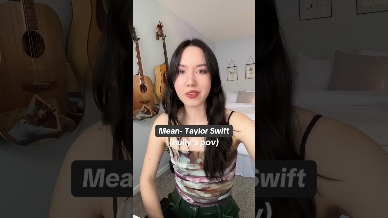 What if Mean by Taylor Swift was written from the bully’s pov? #swifties #taylorsversion #taylor