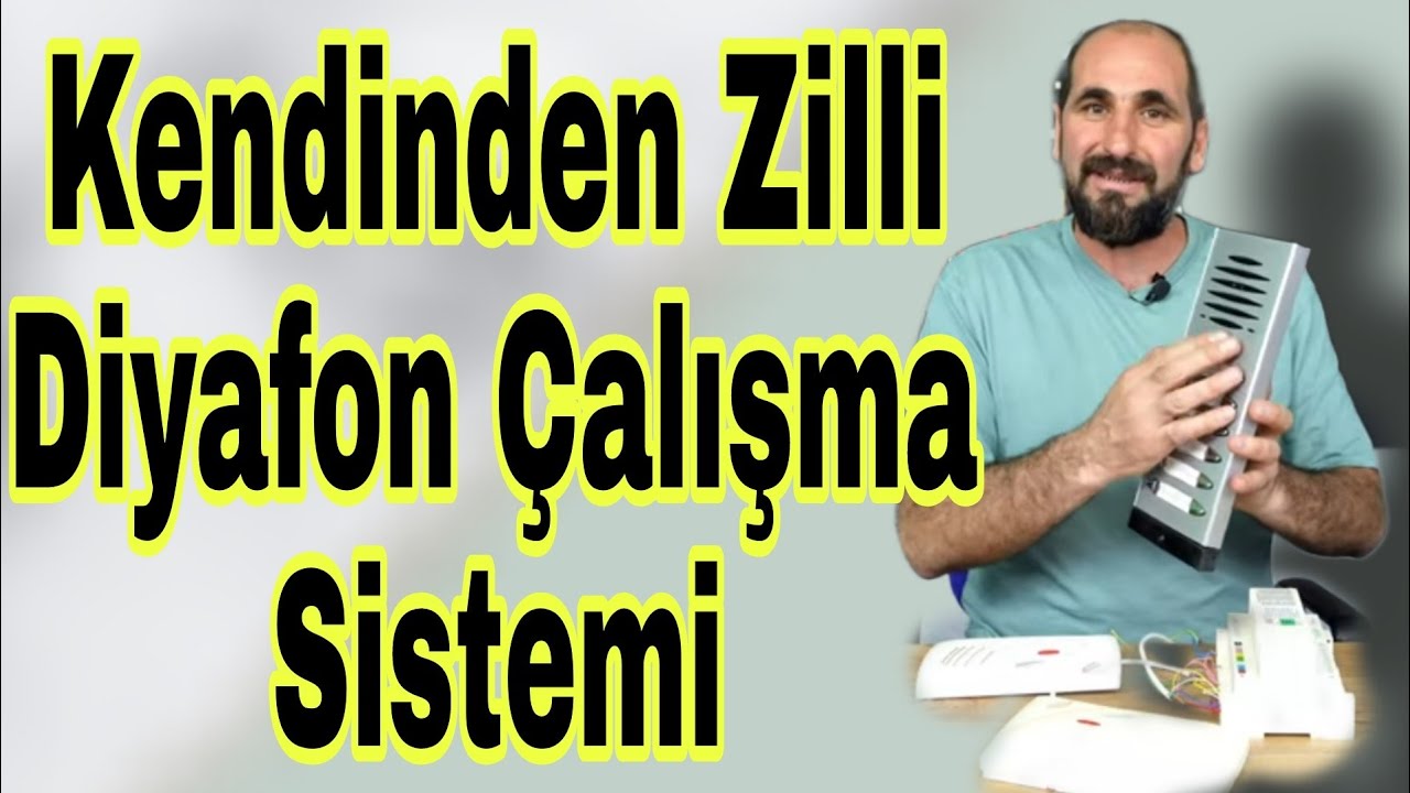 Zilli Diafon Çalışma Mantığı / Kendinden Zilli Diafon,