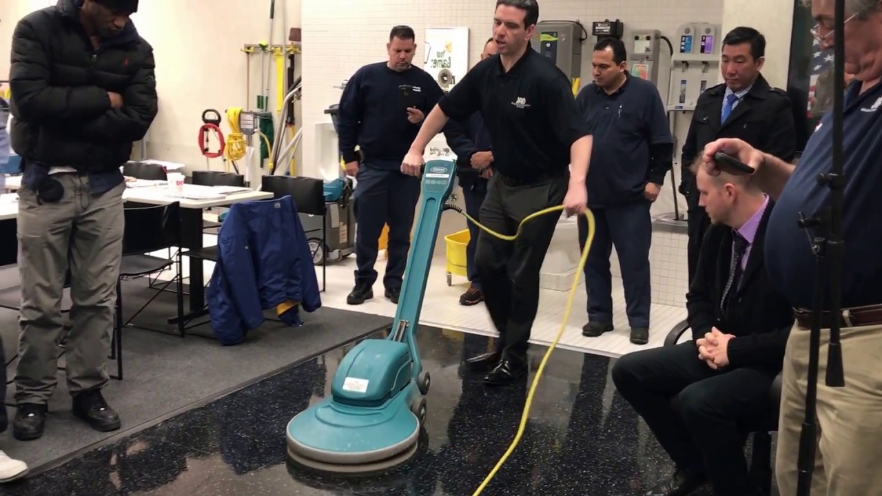 3/8/17 – JAD Commercial Tile Seminar – Chris spray buffing vs burnishing creme