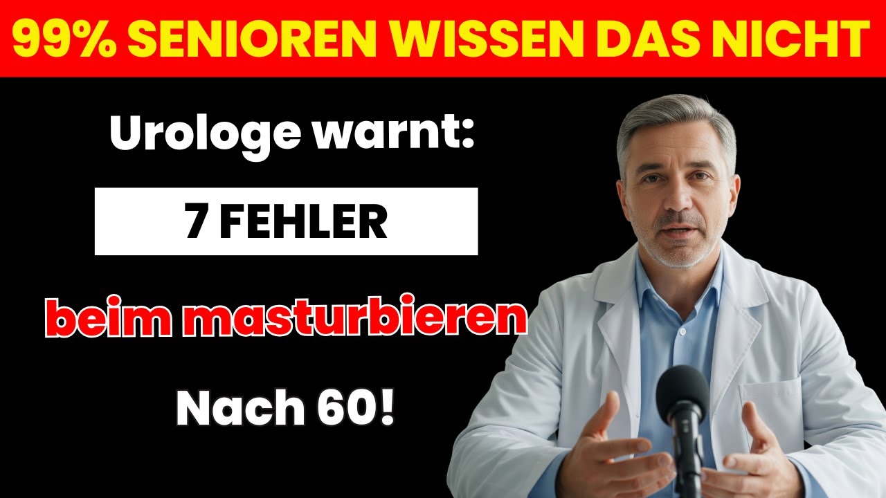 Nach 60: Diese 7 Masturbationsfehler zerstören heimlich Ihre Potenz| senioren gesundheit