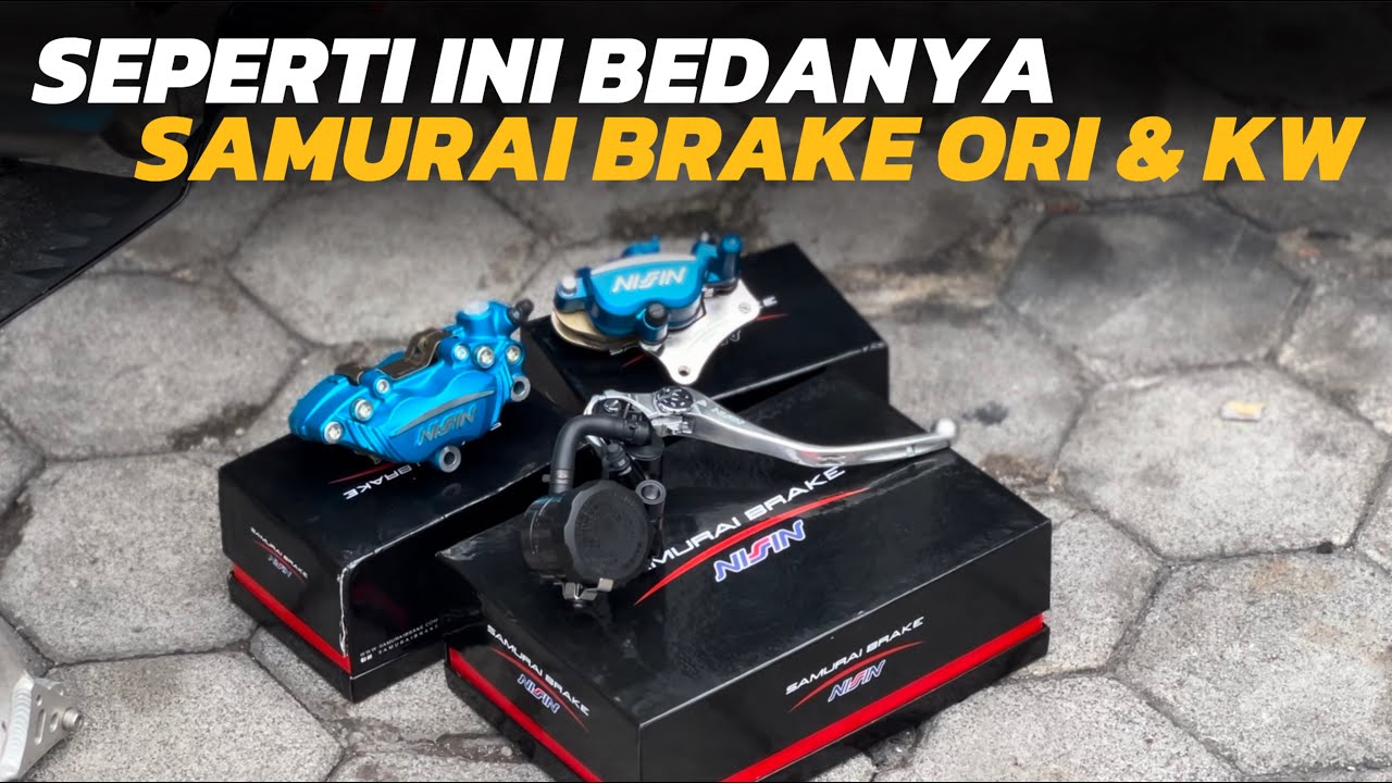Review & Pemasangan Kaliper 4P - 2P Nissin Samurai Brake CBR 250RR