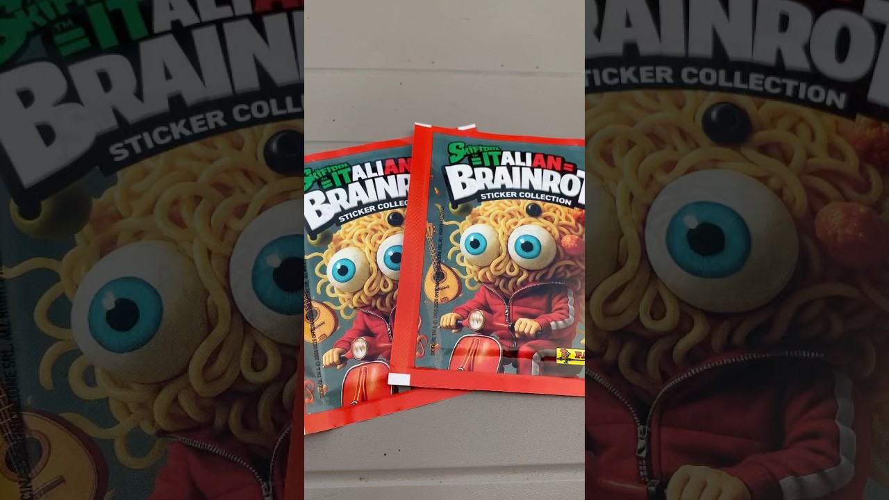 APRO 2 PACCHETTI DI FIGURINE DEI BRAINROT!!