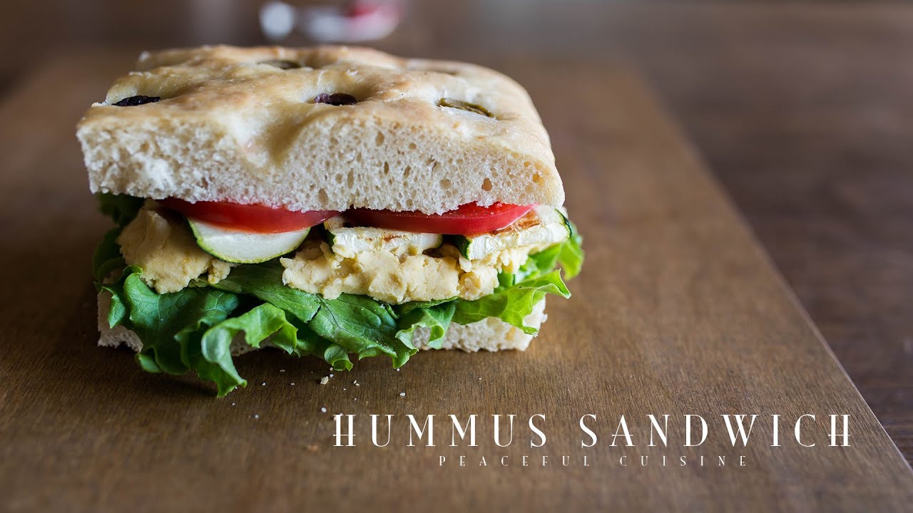 Hummus Sandwich (vegan) ☆ フムスサンドイッチの作り方