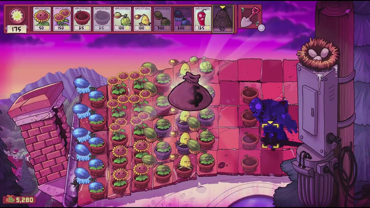 Plants vs. Zombies: Replanted (PS5) Modo D. E. P. Nivel Tejado 8 al 10