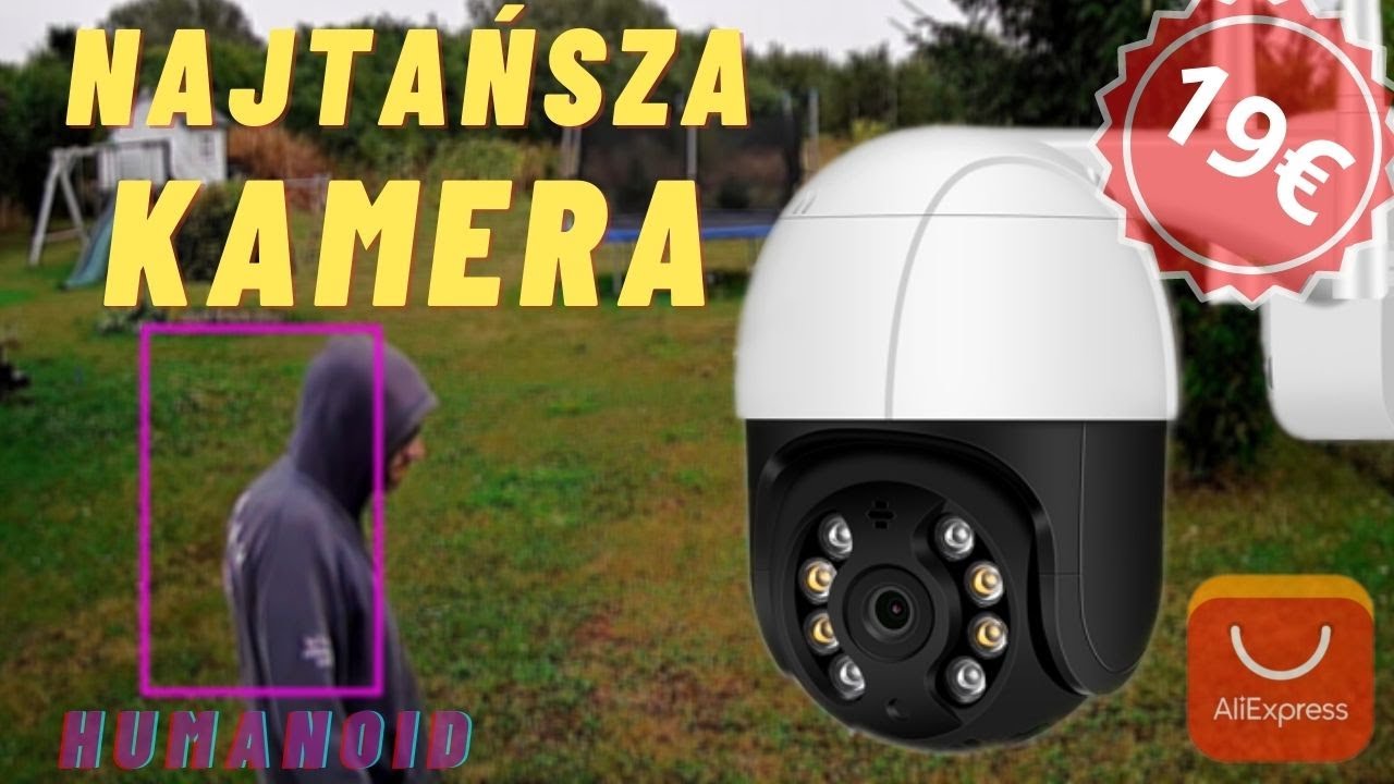 ТЕСТ - САМАЯ ДЕШЕВАЯ PTZ WiFi IP 1080P уличная камера видеонаблюдения с aliexpress $ 23 обзор