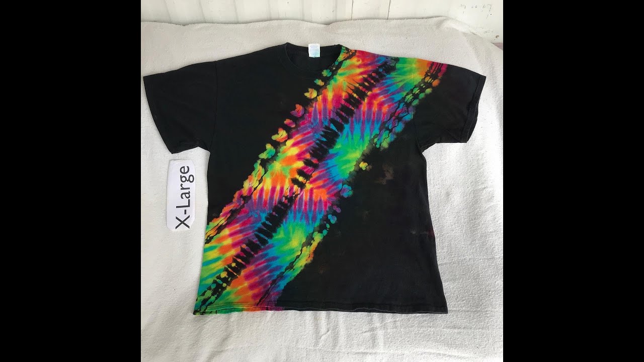 Wednesday’s with MrTieDye ~ Discharged & Tie-Dye Zigzag Rainbow Path ~ Q&A Episode 37 start : 4:15