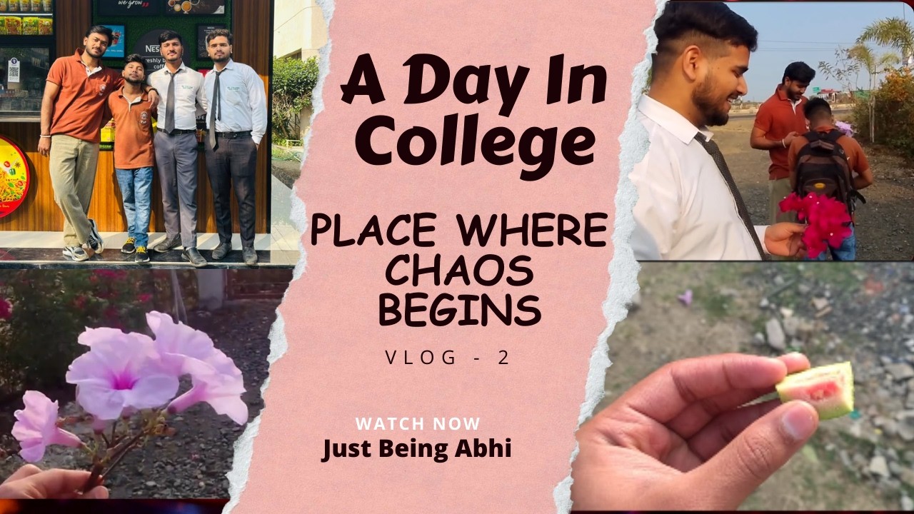 Back To Where The Chaos Begins 🤣|| A Day In College @JustBeingAbhi  || #college #collegelife #vlog 