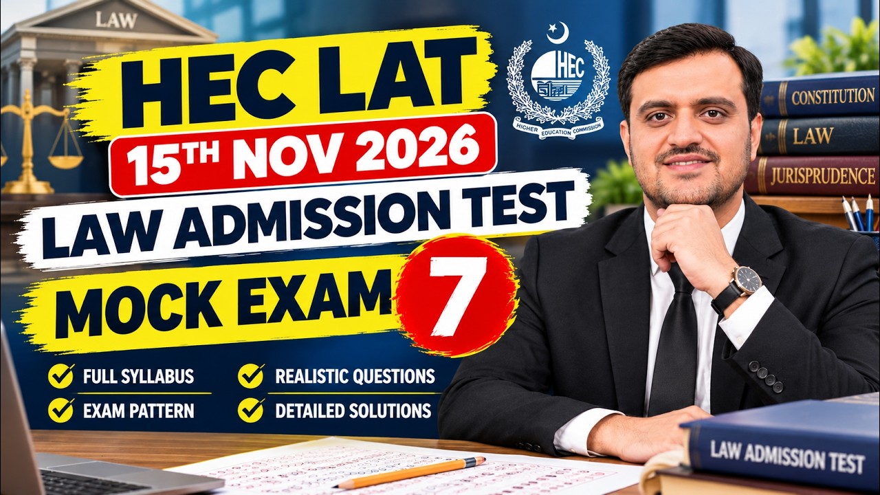 HEC LAT Mock Exam 7 | Law Admission Test 15 November 2026 | Full Practice Test with Solutions