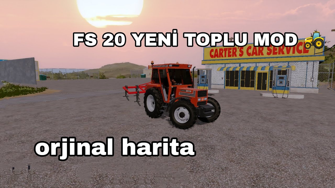 FS 20 ORJİNAL HARİTA TOPLU MOD 🚜