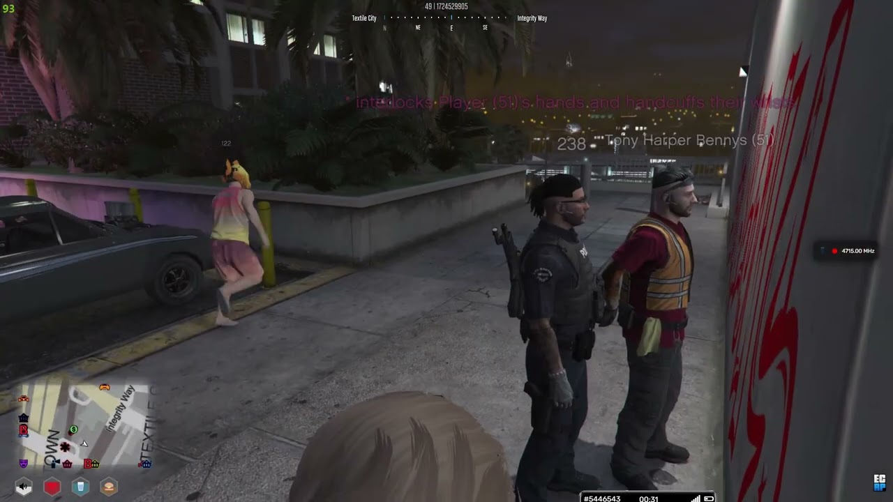 Eclipse Roleplay - Tony Harper Gets Arrested - GTA5 - RAGEMP