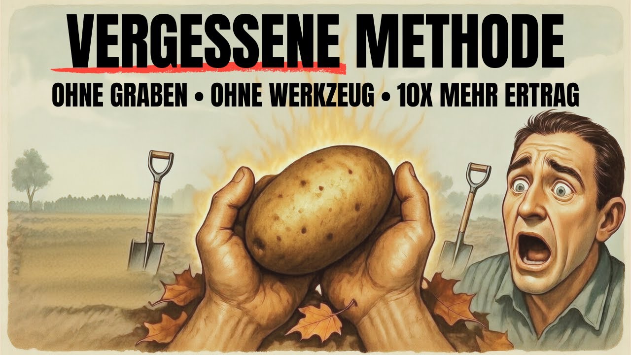 Kartoffelbauer HASSEN diesen Trick (Anbau nur mit Laub)
