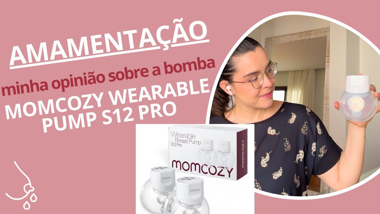 Minha opinião sobre a bomba de extração de leite Momcozy Wearable S12 PRO. Amamentação, aleitamento