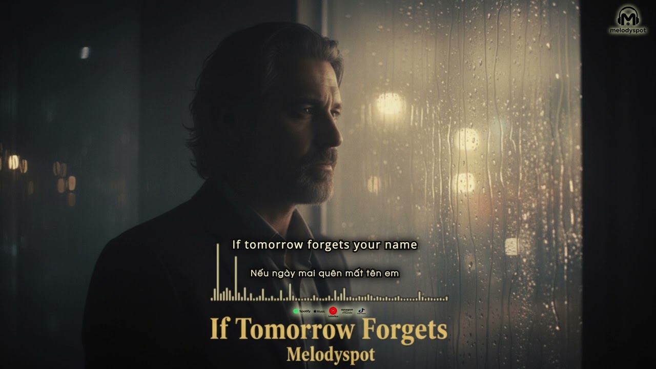 🎵 If Tomorrow Forgets - Melodyspot | Official Lyric Video 💖 Cinematic Love Ballad
