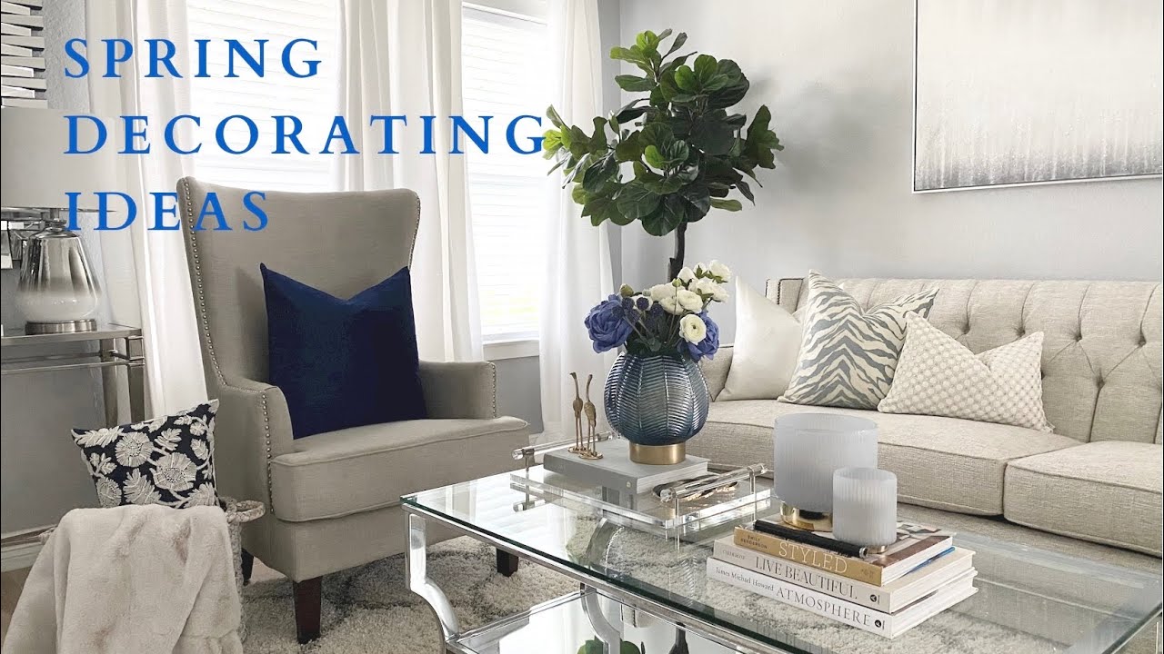 Spring Decorating Ideas 2021|How to Add Pops of Color|Decorate with Me