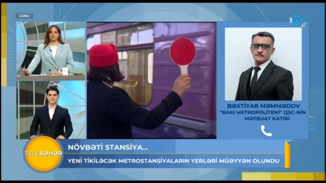 Yeni tikiləcək metrostansiyaların yerləri məlum olub - TELEFON BAĞLANTISI