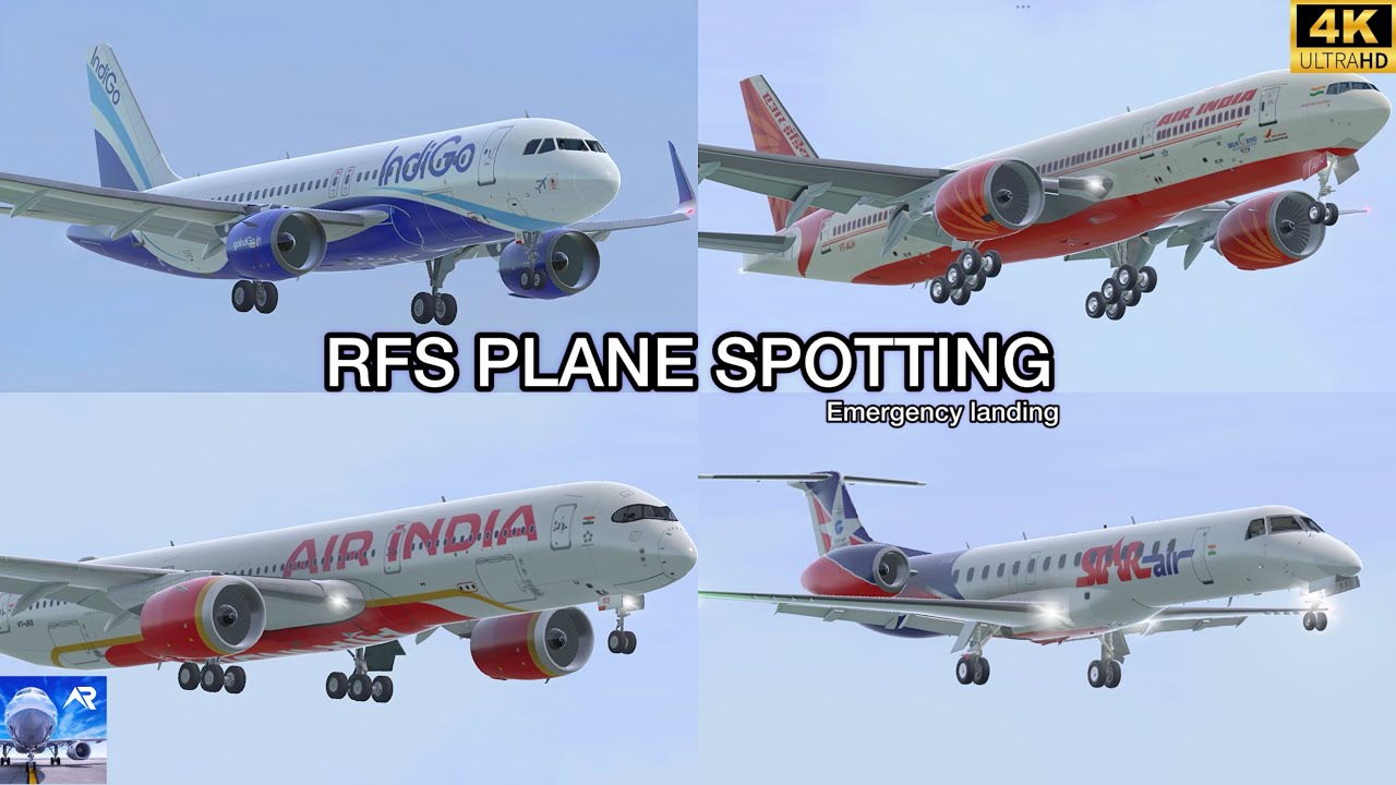 Smoky Chennai Int&rsquo;l Airport | RFS-Plane Spotting | Emergency Landing | 4K | #rfsnewupdate