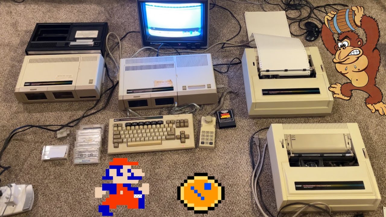 Coleco Adam Computer Collection And Demo