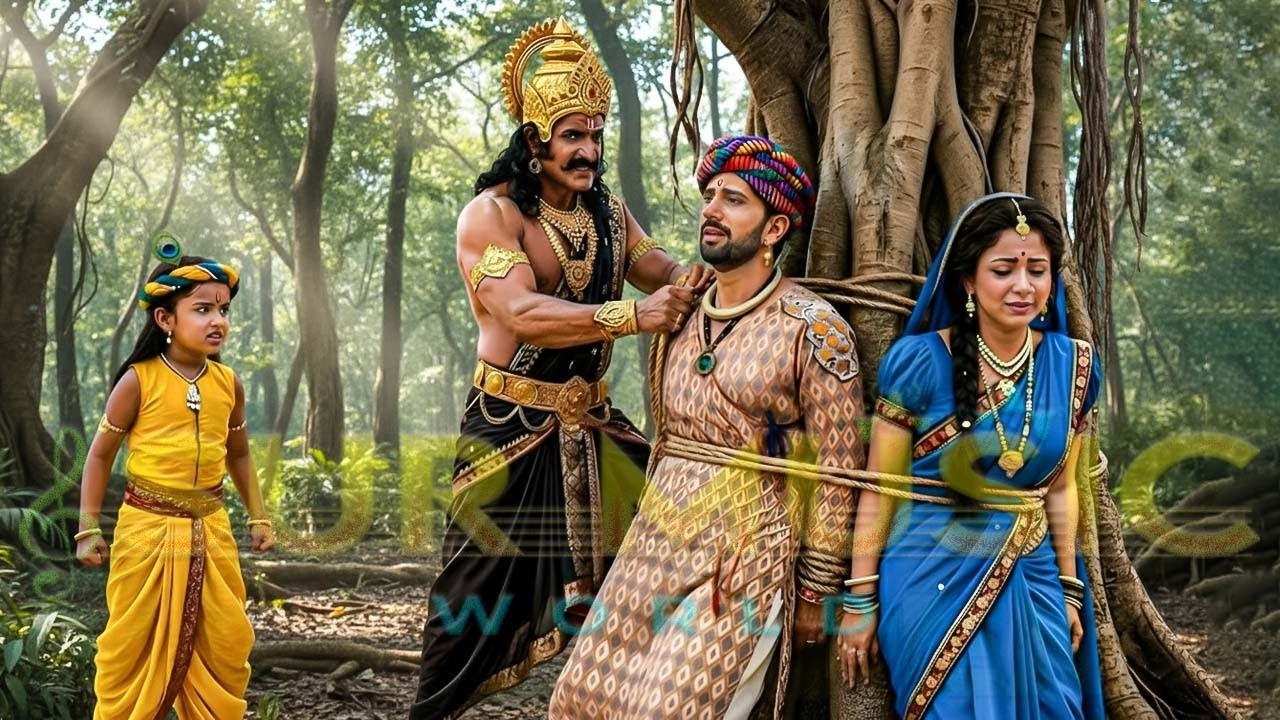 बाल कान्हा के सामने मैया-बाबा को बाँधा कंस ने || Yashomati Maiyaa Ke Nandlala | #ymkn #bhakti
