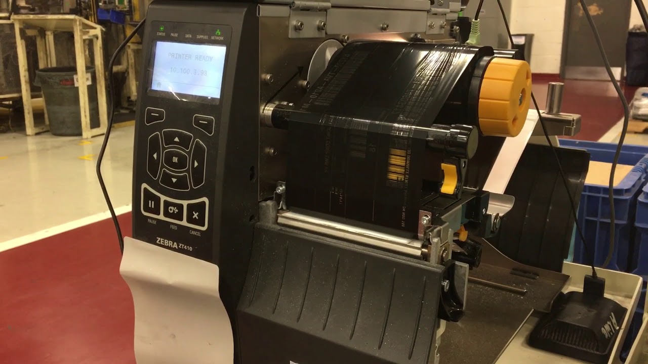 How to fix Ribbon Out Error on Zebra Printer ZM400, ZM410, or Most Large Zebra Models