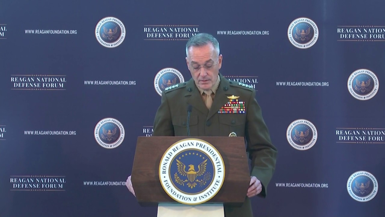 Dunford Addresses Reagan National Defense Forum
