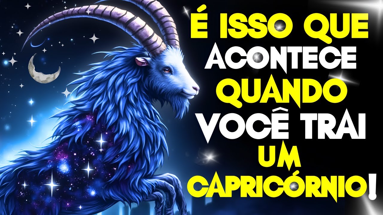 5 MOTIVOS PARA VOCÊ NUNCA TRAIR UM CAPRICORNIANO! SE NÃO O CARMA FARÁ JUSTIÇA!