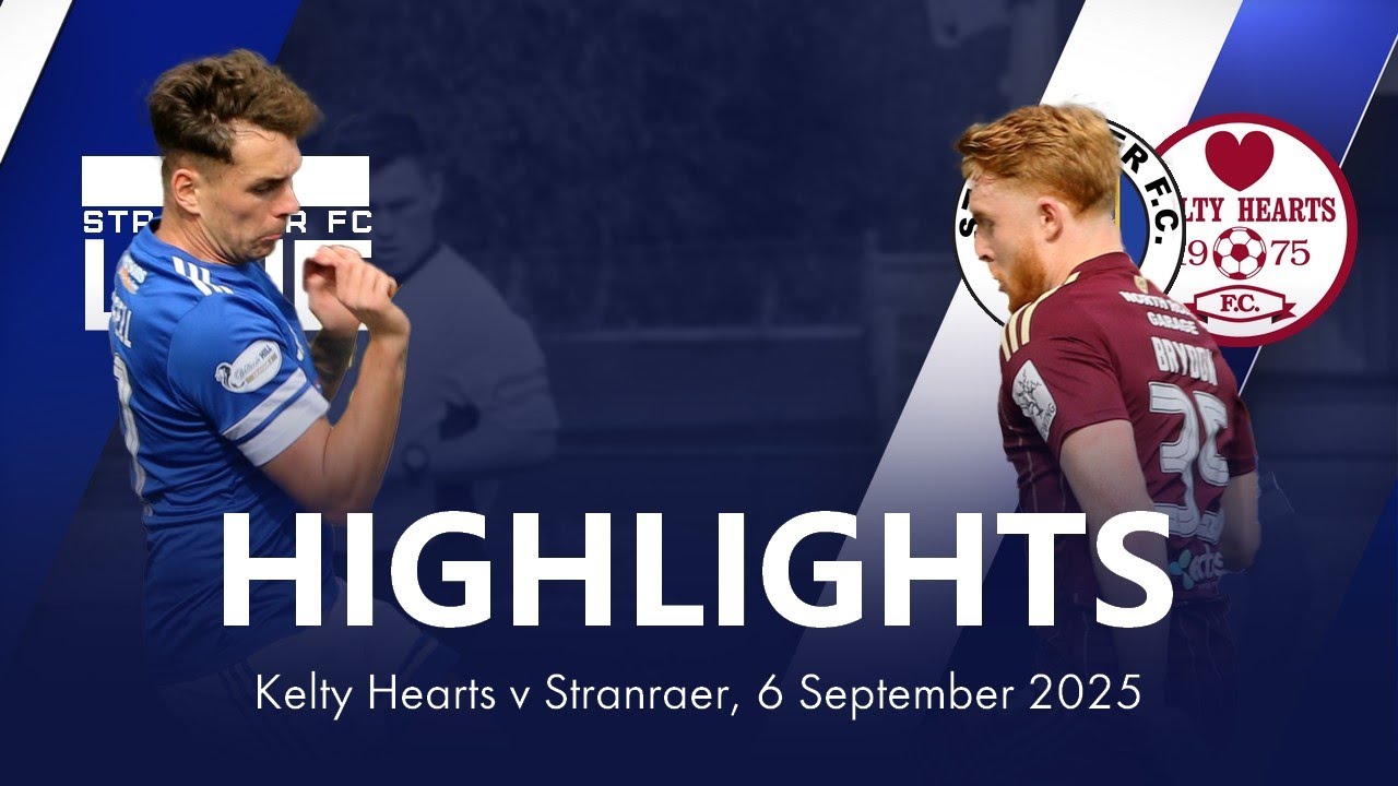 Highlights | Kelty Hearts 3-0 Stranraer, 6 September 2025