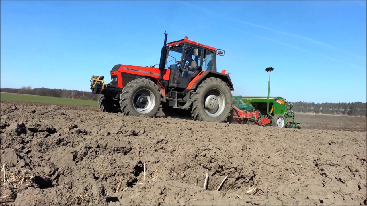 Ursus 1634 mit Kverneland NG und Amazone D9 Super Weizen Aussaat