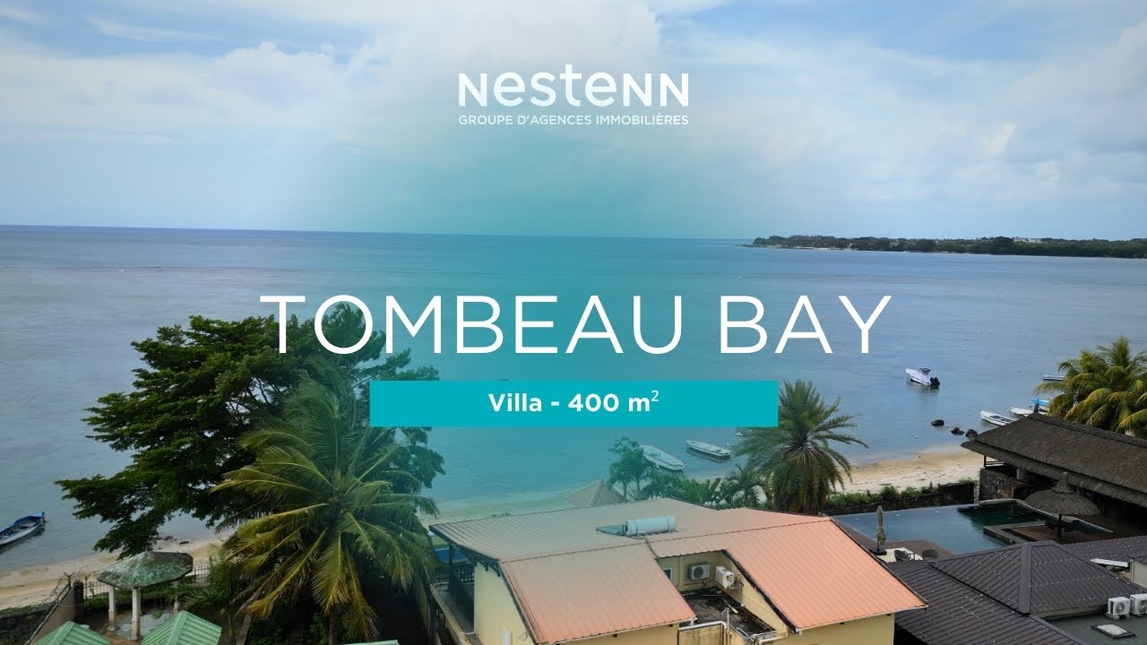 Villa pieds dans l’eau – 5 chambres, piscine et vue mer exceptionnelle à Baie du Tombeau - À LOUER