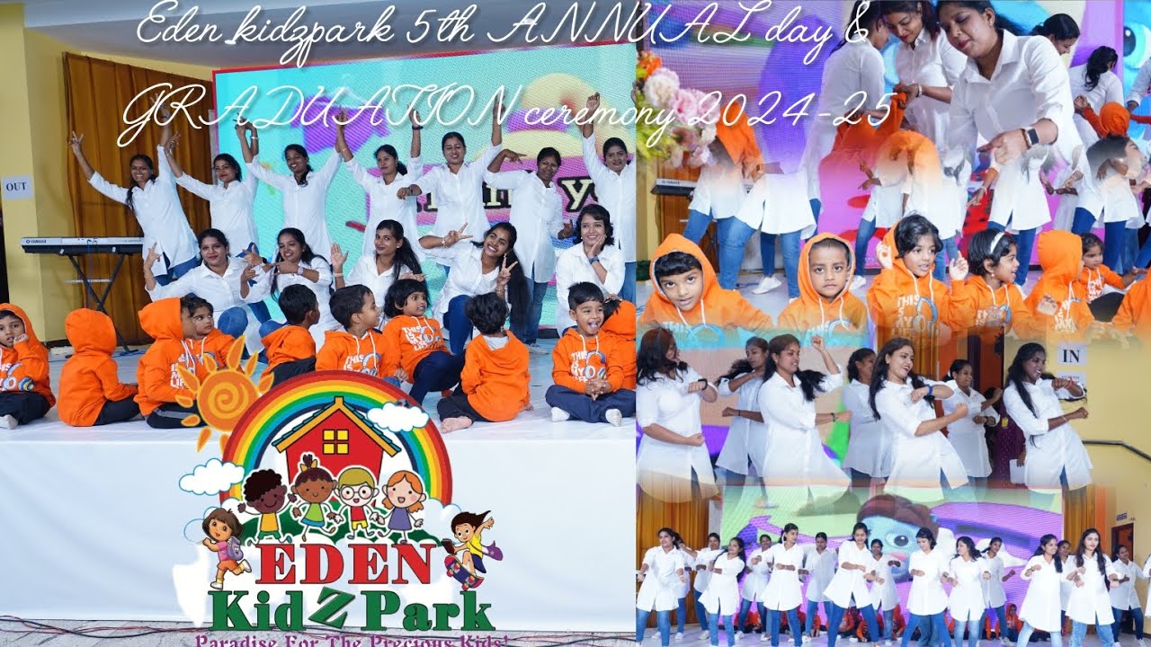 Eden kidzpark 5th ANNUAL day & GRADUATION ceremony 2024-25-MOM AND KID DANCE💃