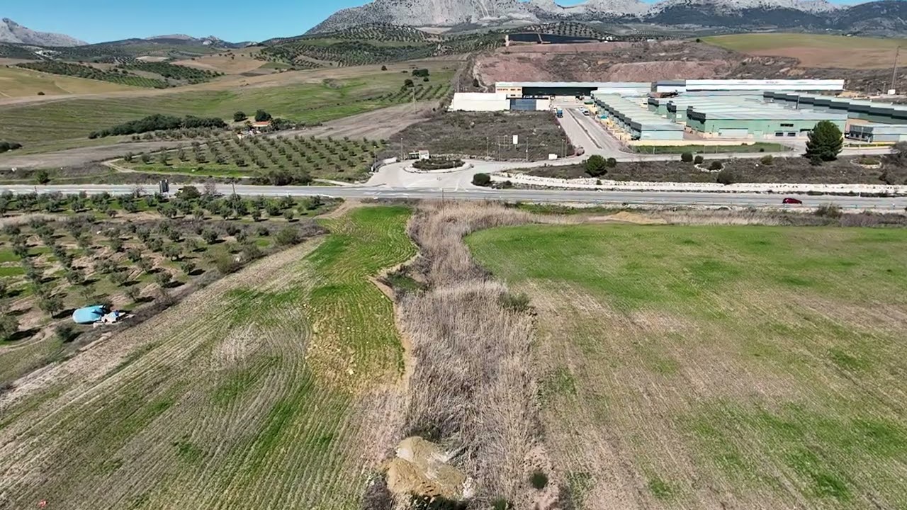 Soil erosion: gully and drones (Casabermeja, Málaga, Spain)